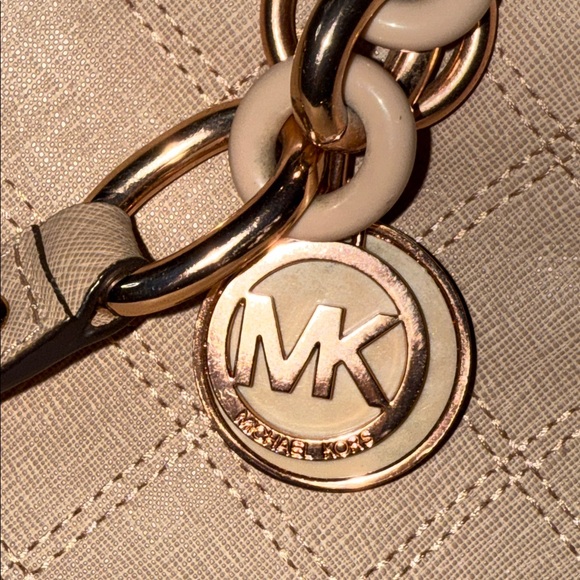 💜Michael Kors Cynthia Satchel Dusty Rose - Picture 13 of 14